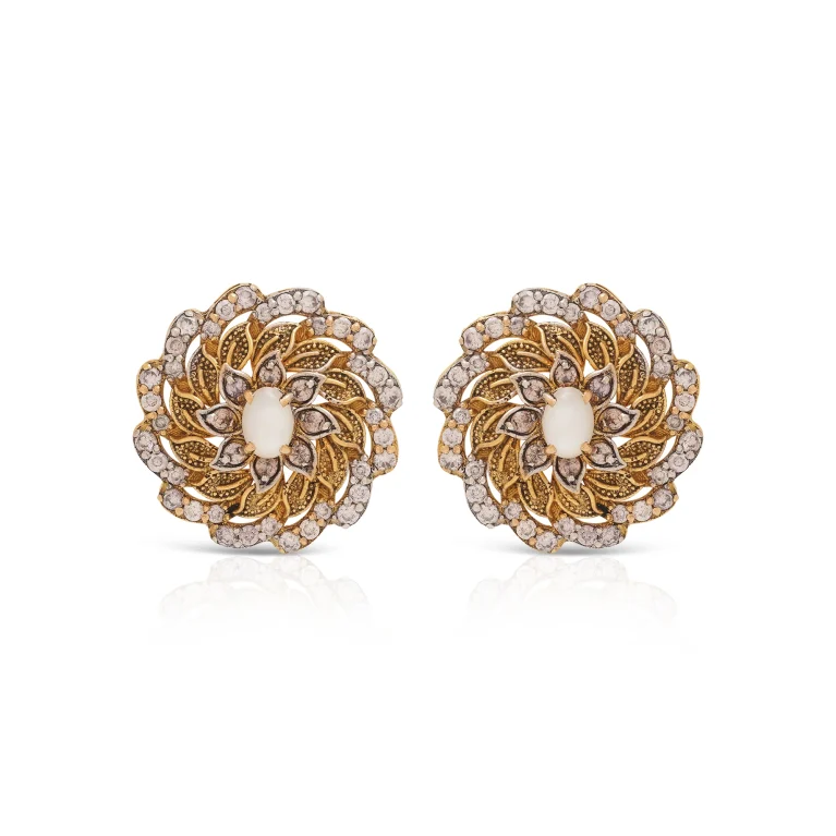 Opaline Bloom Studs