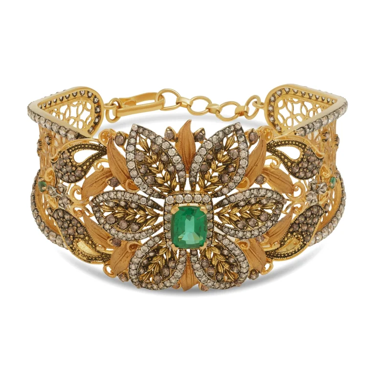 Emerald Royale Kara - Gold Kara - 7