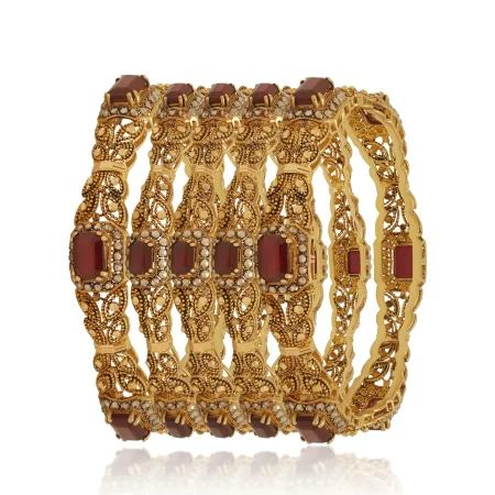 Crimson Royale Bangles