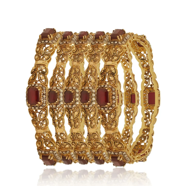 Crimson Royale Bangles