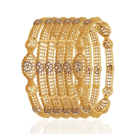 Celestine Net Bangles