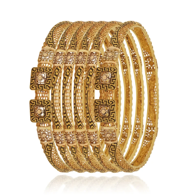 Zephyra Gold Bangles