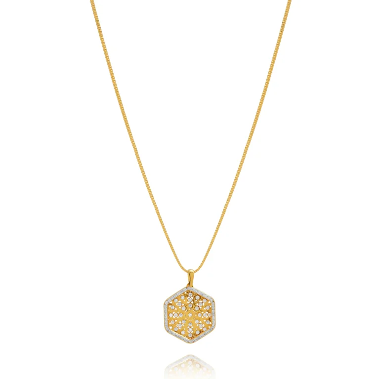 Golden Prism Pendant
