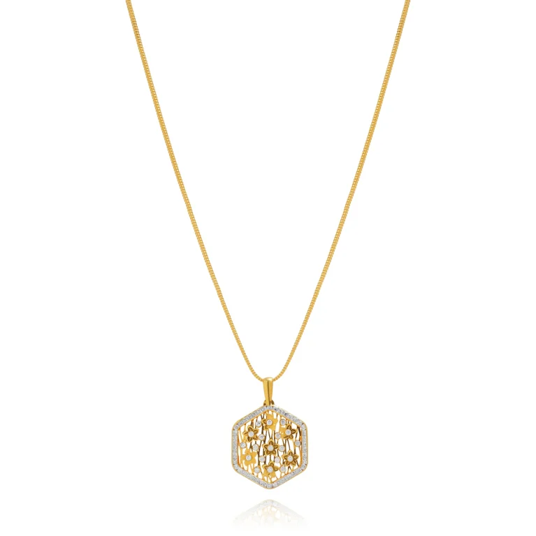 Petal Grid Pendant