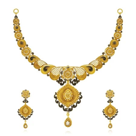 Amber Dusk Necklace Set