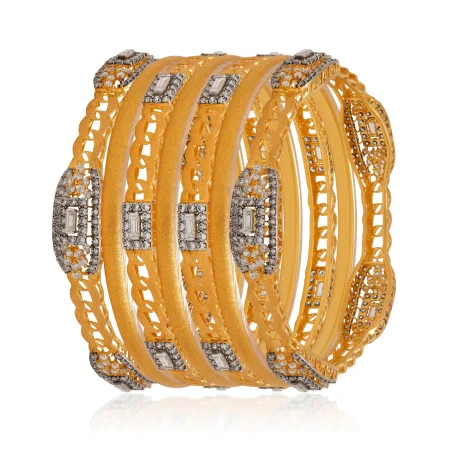 Ravélia Gold Bangles