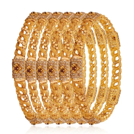 Golden Crest Bangles