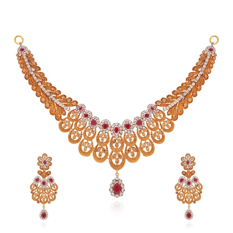 Crimson Necklace Set