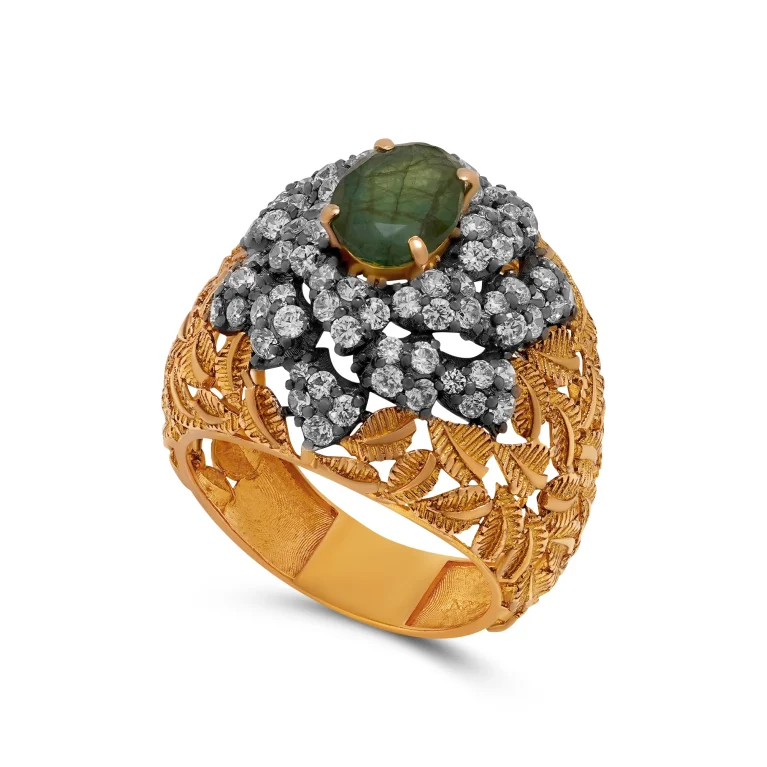 Emerald Ember Ring