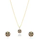Midnight Bloom Pendant Set