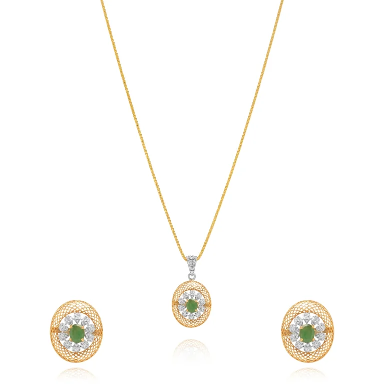 Verdant Glow Pendant Set