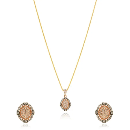 Aurelia Oval Pendant Set