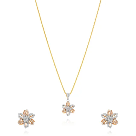 Celestine Bloom Pendant Set