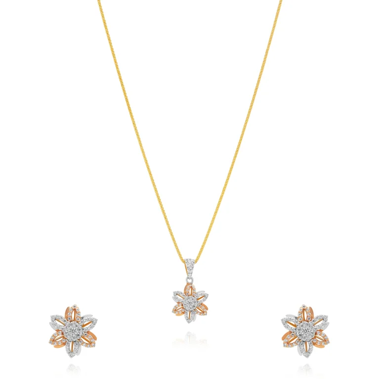 Celestine Bloom Pendant Set