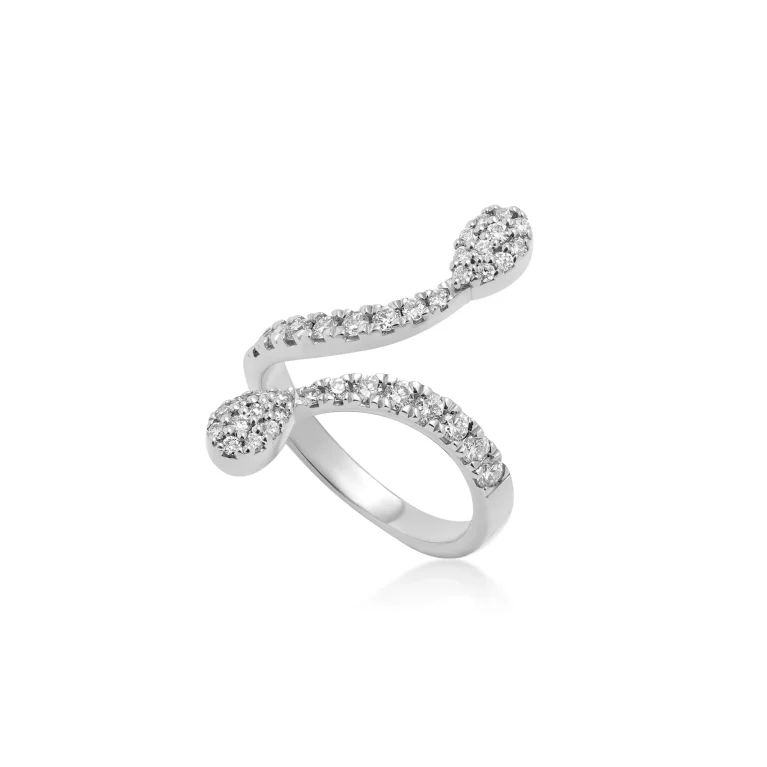 Celestine Wave Ring