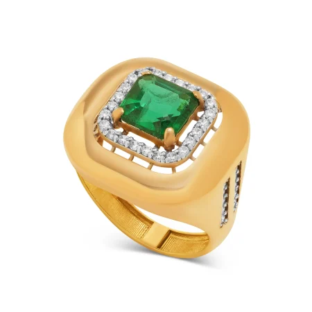 Regal Emerald Ring