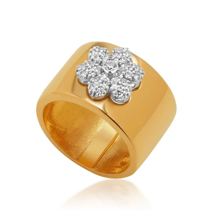 Golden Petal Ring