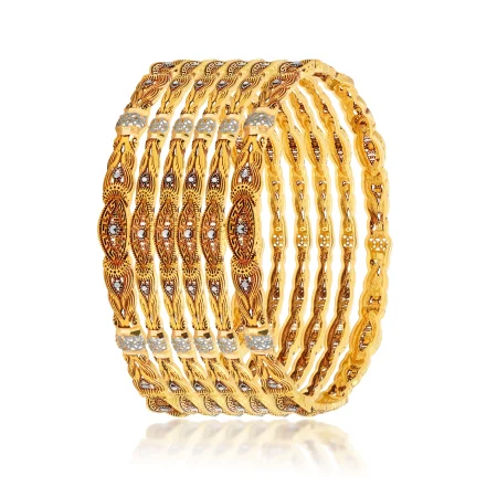 The Heritage Twirl Bangles