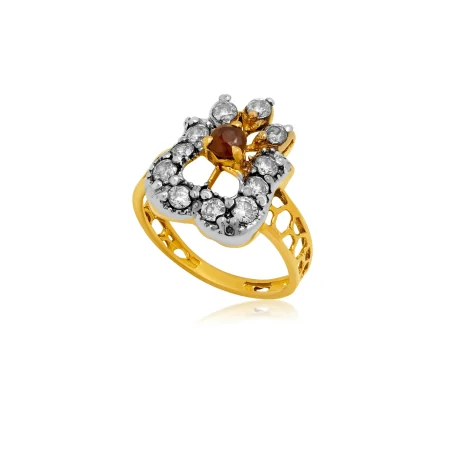 Ruby Crown Baby Ring