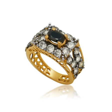 Golden Eclipse Baby Ring