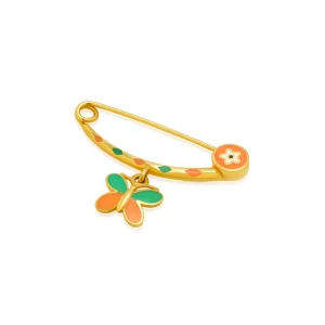 Pin in 21K gold