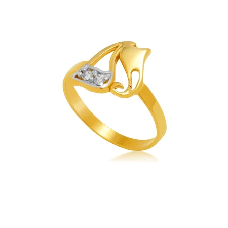 Golden Hug Baby Ring