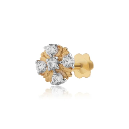 Floren Gold Nose Pin