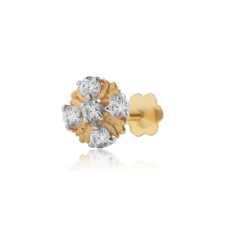 Floren Gold Nose Pin