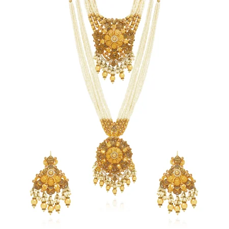 The Golden Bloom Mala Set