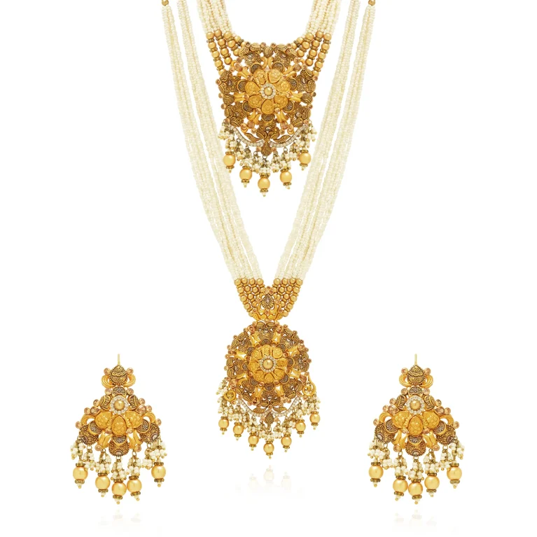 The Golden Bloom Mala Set