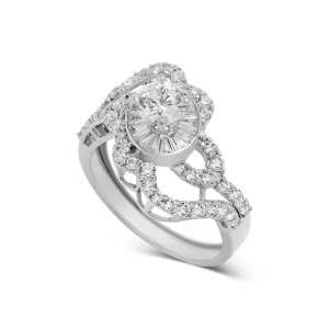 Diamond Style Ring in 21K gold