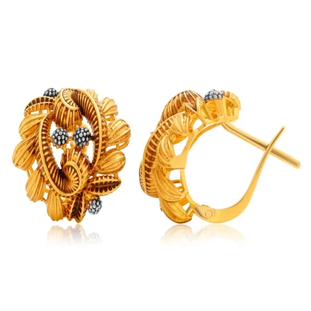 The Golden Fern Earrings