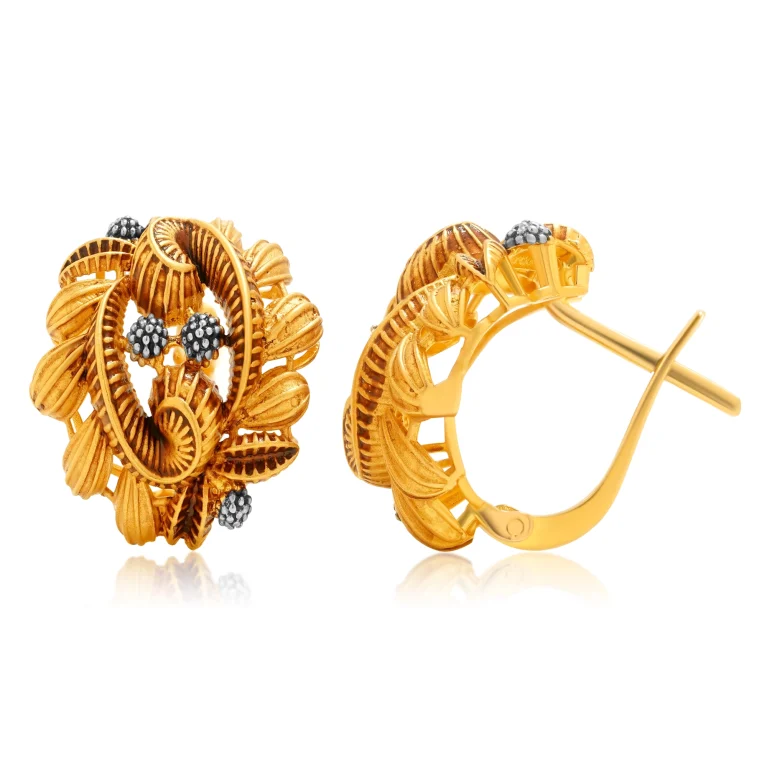 The Golden Fern Earrings