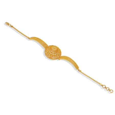 Golden Medallion Bracelet