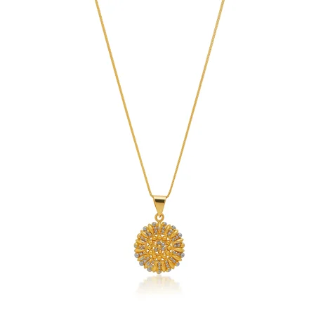 Golden Blossom Pendant