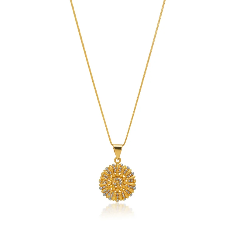 Golden Blossom Pendant