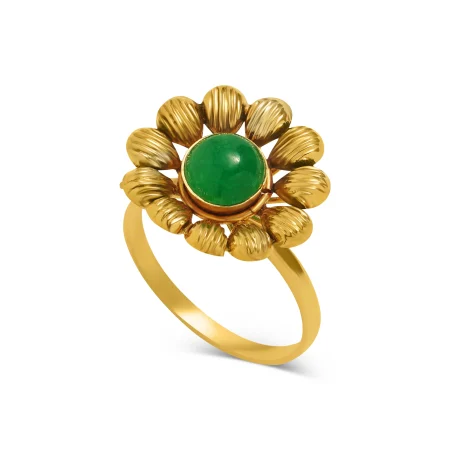 Emerald Bloom Ring