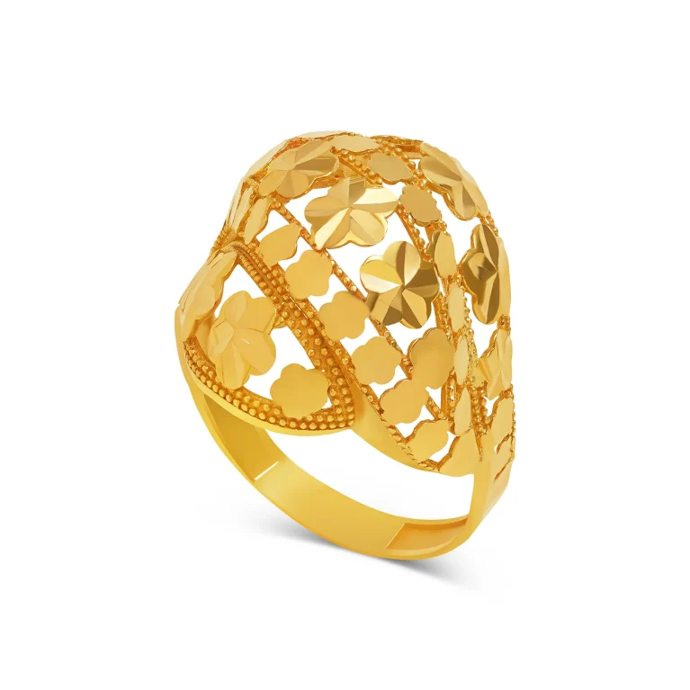 Golden Net Ring