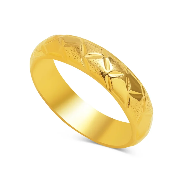 Golden Etch Ring
