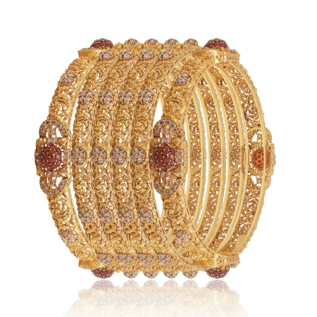 Bridal Aura Gold Bangles