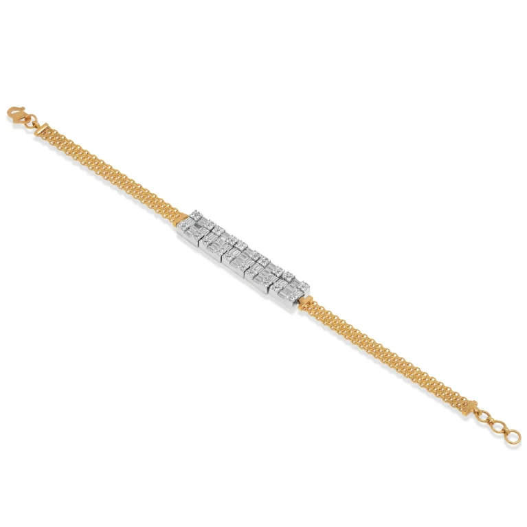 Linear Grace Gold Bracelet