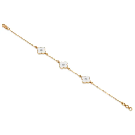 White Blossom Chain Bracelet