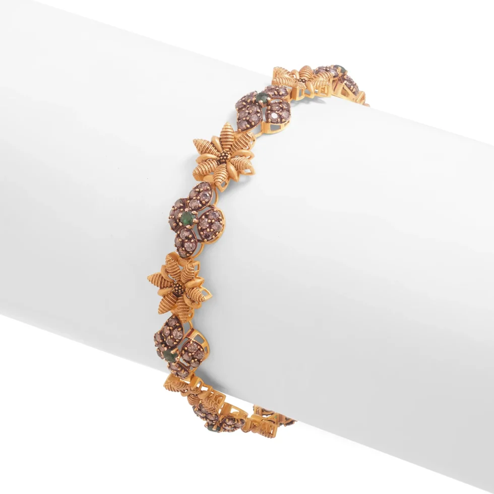 Antique Floral Bracelet