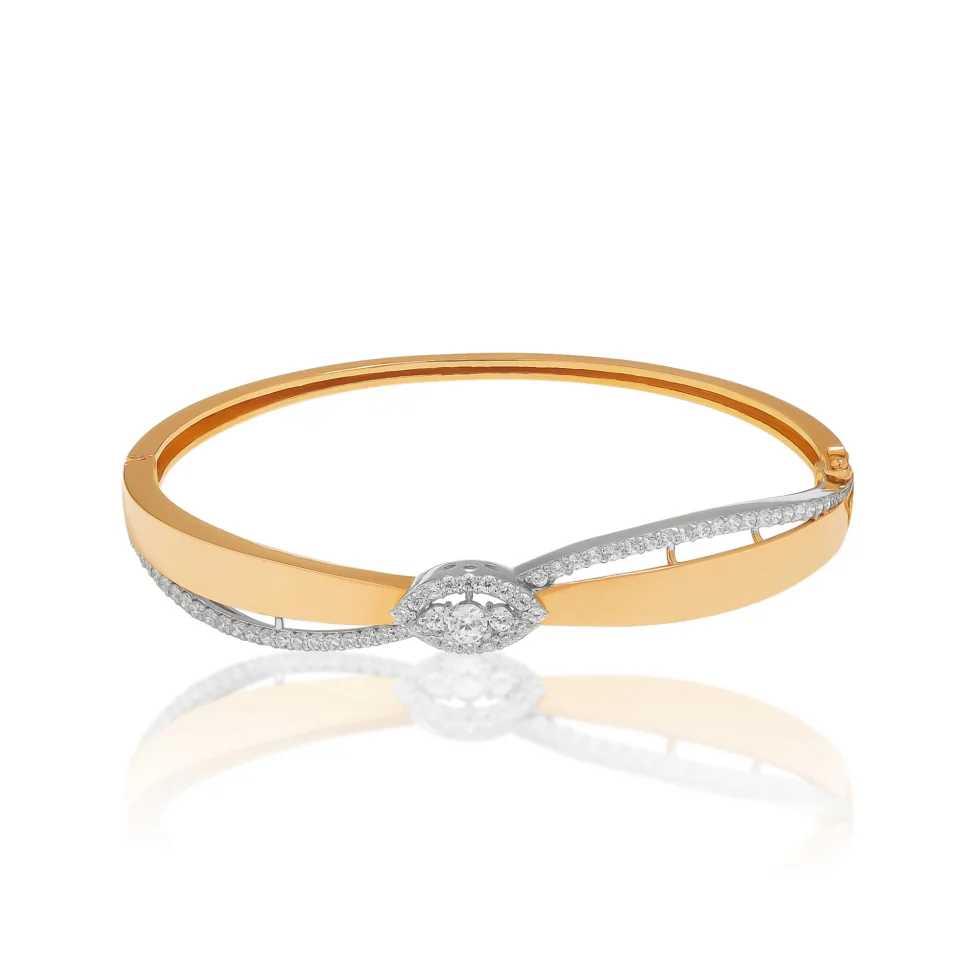 Solene Curve Gold Kara KA01042