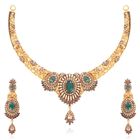 Royal Green Medallion Set