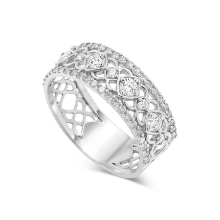 Regal Weave Diamond Ring
