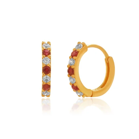 Crimson Crown Hoops