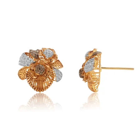 Floral Emblem Gold Tops