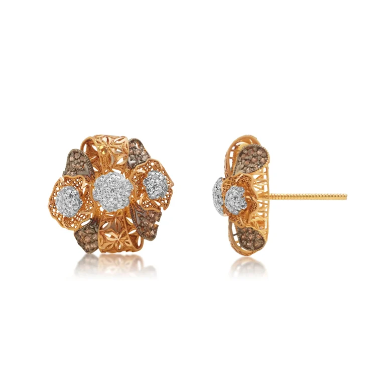 Lattice Bloom Gold Tops