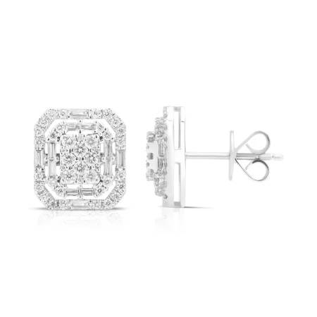 Regal Frame Diamond Studs